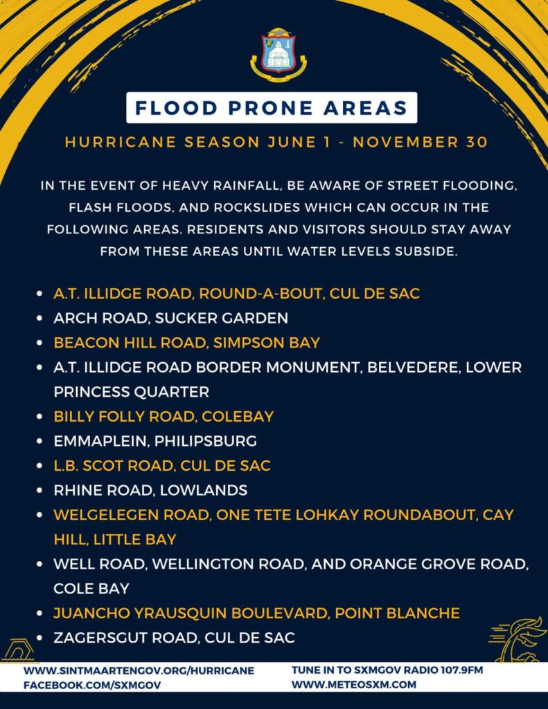 Latest Sxm Government Weather Update ODM Maintain Vigilance