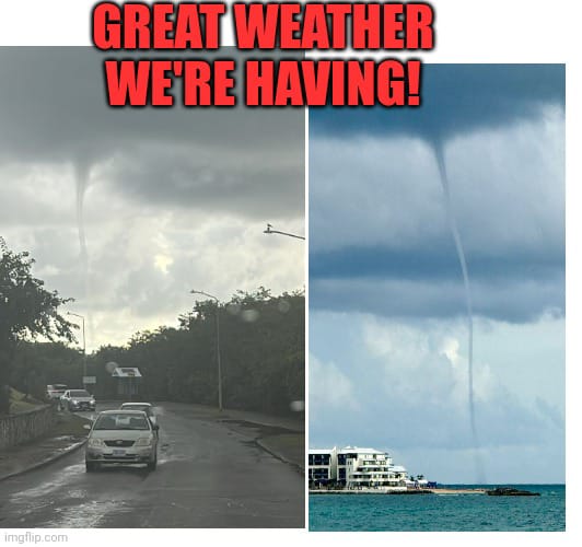 New Videos Waterspout City St Maarten Strange Days Strange Weather