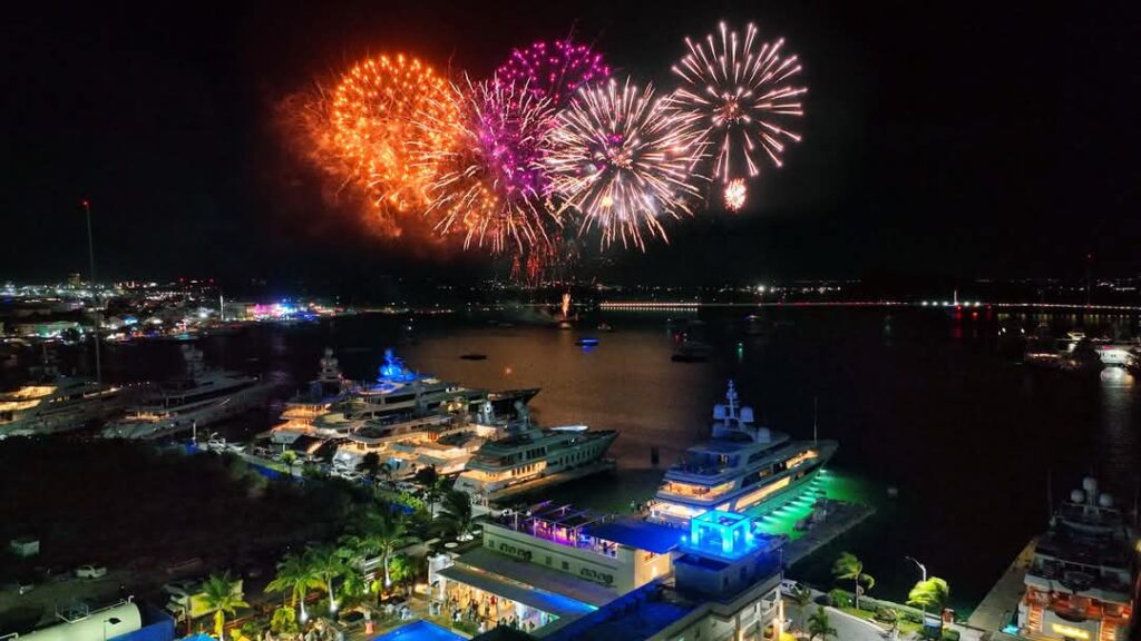 Firework Show in Simpson Bay Lagoon this Thursday, January 9 at 10 PM