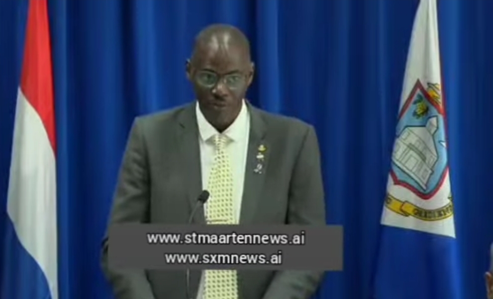 Video 2 Ministers Weekly Press Briefing May 21 2025 Mercelina and Brug Dutch St Maarten