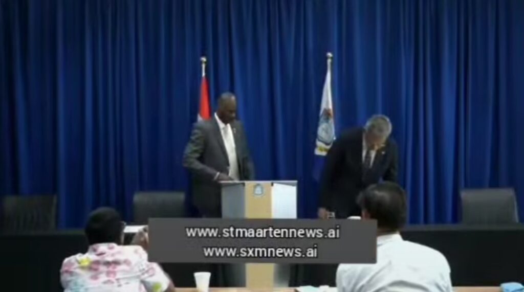 Video 4 Ministers Weekly Press Briefing May 21 2025 Mercelina and Brug Dutch St Maarten