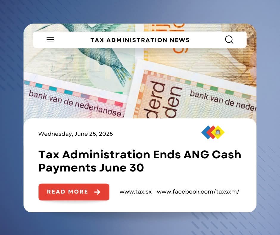Tax Administration to Stop Accepting ANG Cash Payments